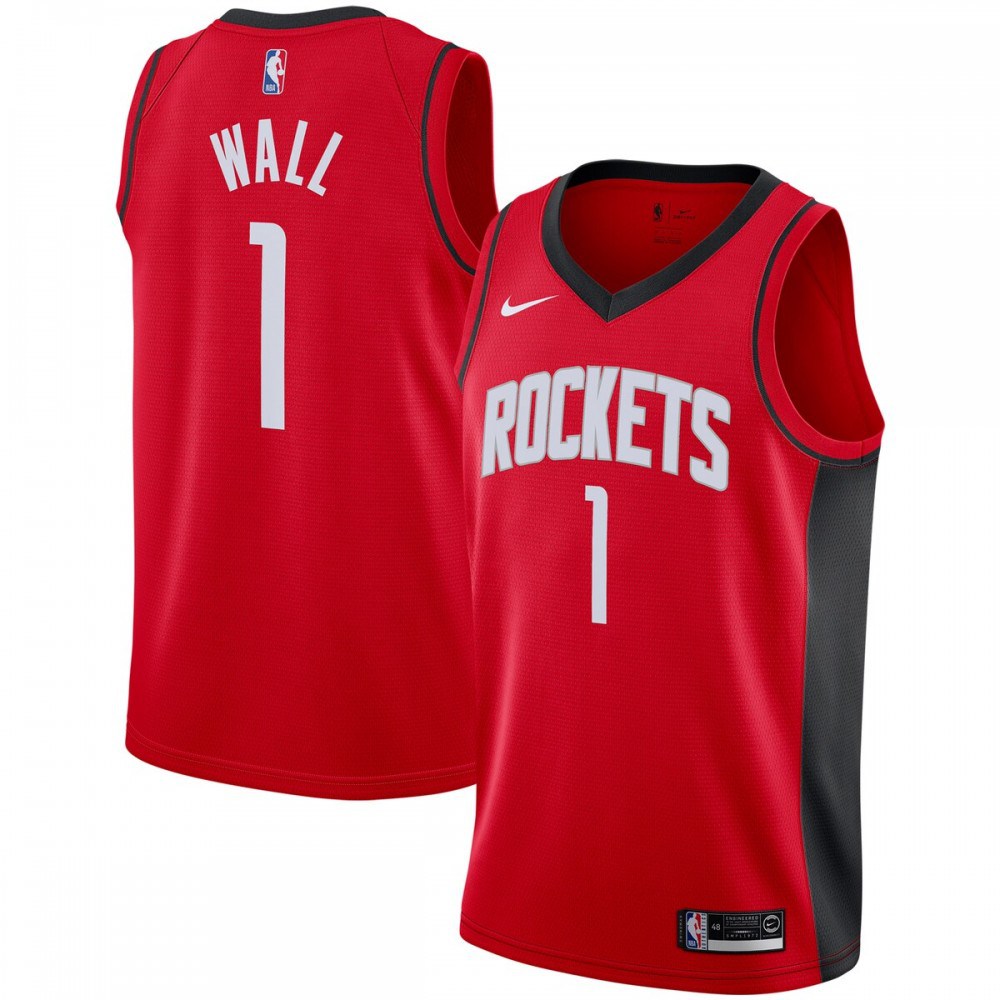 John Wall Houston Rockets 2020/21 Swingman Jersey - Icon Edition - Red-Pro Kit Vault | Brand New 26/27 Sports Jerseys